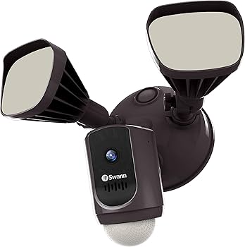防犯カメラ Swann Floodlight Security Camera Amazon.com : Swann Wi-Fi 1080p Waterproof Motion Activated